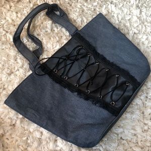 VICTORIA SECRET | Denim Corset Tote